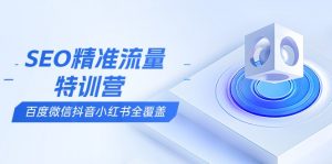 SEO精准流量特训营,百度微信抖音小红书全覆盖,带你搞懂搜索优化核心技巧-副业网创
