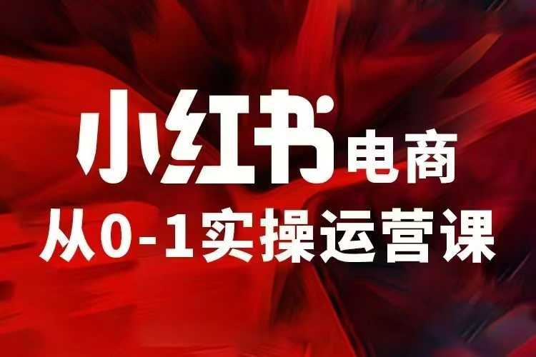 小红书电商运营，97节小红书vip内部课，带你实现小红书赚钱-副业网创