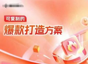 天猫电商爆款运营，可复制的爆款打造方案(线下内训课录音+字幕)-副业网创