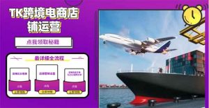 2025TK跨境电商选品趋势0到1店铺搭建最全实操讲解，轻松在家把货卖出国-副业网创