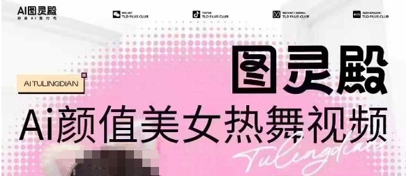 全网首发，原价988图灵殿AI颜值美女热舞视频，云端生图，轻松过原创-副业网创
