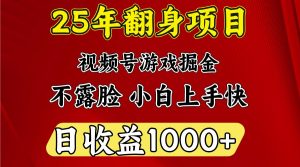 一天收益1000+ 25年开年落地好项目-副业网创