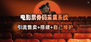电影票券码采集系统_从商户放单转型做抢单达人-副业网创