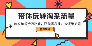 带你玩转淘系流量，商家年销千万秘籍，涵盖黑科技、大促维护等-副业网创