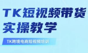 东南亚TikTok短视频带货,TK短视频带货实操教学-副业网创