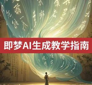 2025即梦ai生成视频教程,一学就会国内免费文字生成视频图片生成视频-副业网创