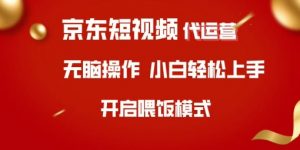 京东短视频代运营,全程喂饭,小白轻松上手【揭秘】-副业网创