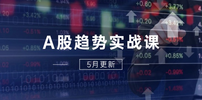 A股趋势实战课：主力动向+政策红利，2025全年策略5月更新-副业网创