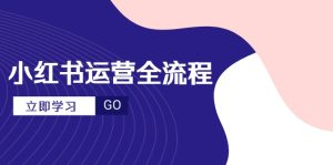 小红书运营全流程,爆款选题文案,视频制作技巧,进阶达人宝典-副业网创