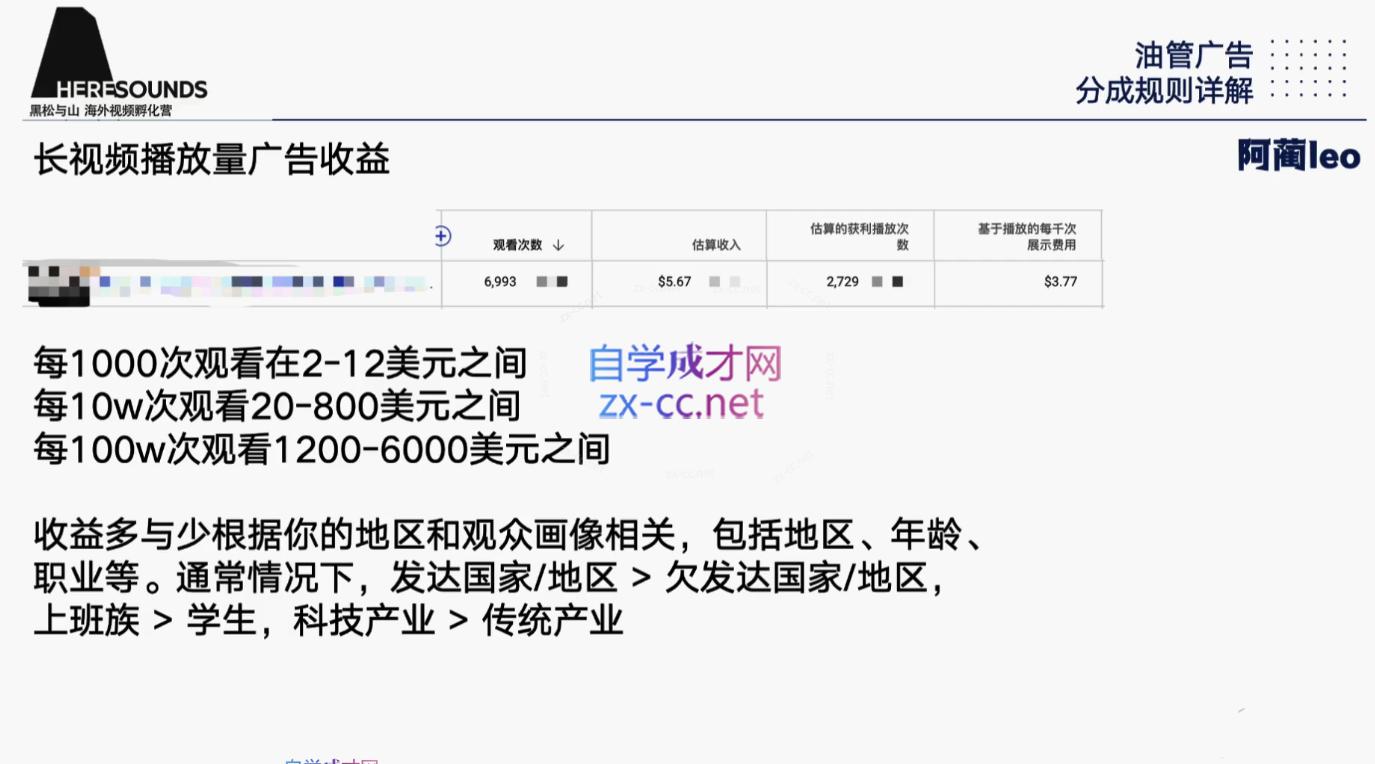 阿蔺Leo·跨境油管视频YouTube实训营(更新2025)-副业网创