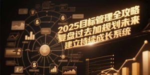 2025目标管理全攻略，复盘过去加规划未来，建立持续成长系统-副业网创