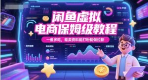 闲鱼虚拟电商保姆级教程，一鱼多吃，能卖资料能打粉能做拉新-副业网创