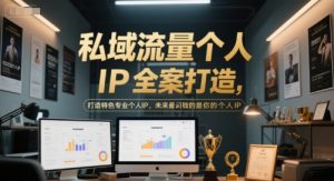 私域流量个人IP全案打造,打造特色专业个人IP,未来最值钱的是你的个人IP-副业网创