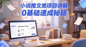 小说推文类项目讲解，0 基础速成秘籍-副业网创