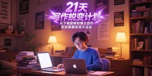 21天写作蜕变计划,从下笔困难到爆文创作,系统掌握变现方法论-副业网创