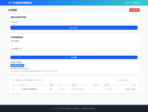 最新临时文件快传系统源码 轻量化 带后台 首发-副业网创