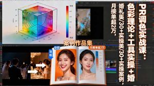 PR调色实战课：色彩理论+工具实操+婚礼医美/30+实操案例，月接单超2万-副业网创