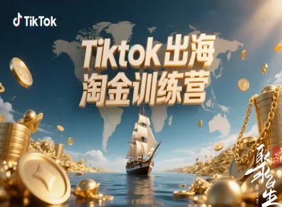 Tiktok出海淘金训练营,跨境电商TK实战变现-副业网创