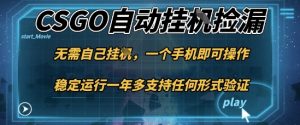 游戏自动挂G捡漏,一个手机即可操作,当天可操作见到结果,新手小白轻松月入1W+【揭秘】-副业网创