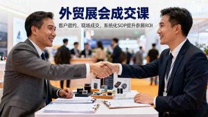 外贸展会成交课，含目标制定、客户邀约、现场成交，系统化SOP提升参展ROI-副业网创