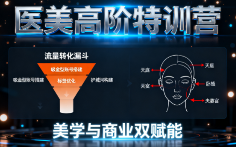0-1000万医美高阶特训营课程-副业网创
