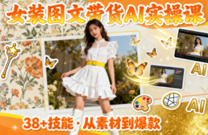 女装图文带货的AI实操课-副业网创