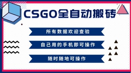 CSGO全自动搬砖,年底钱回家好项目,当天可拿到结果,新手小白轻松月入1W+【揭秘】-副业网创