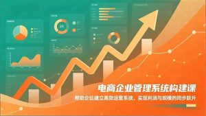电商企业管理系统构建课:帮助企业建立高效运营系统,实现利润与规模的同步跃升-副业网创