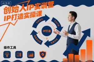 创始人IP实训营，IP打造实操课-副业网创