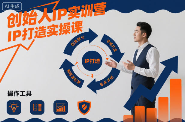 创始人IP实训营，IP打造实操课-副业网创