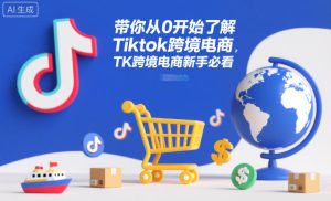 带你从0开始了解Tiktok跨境电商，TK跨境电商新手必看-副业网创