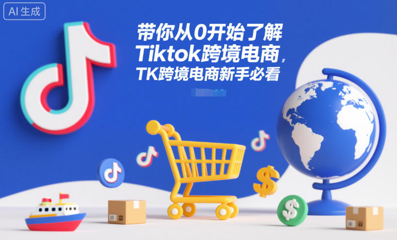 带你从0开始了解Tiktok跨境电商，TK跨境电商新手必看-副业网创