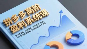 拼多多高阶盈利系统课，强付费策略、活动爆破、首页推荐，实现店铺稳定盈利(更新12月-副业网创