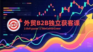 外贸B2B独立获客课，Facebook主页搭建、消息互动广告、精准定位，打造高询盘系统-副业网创