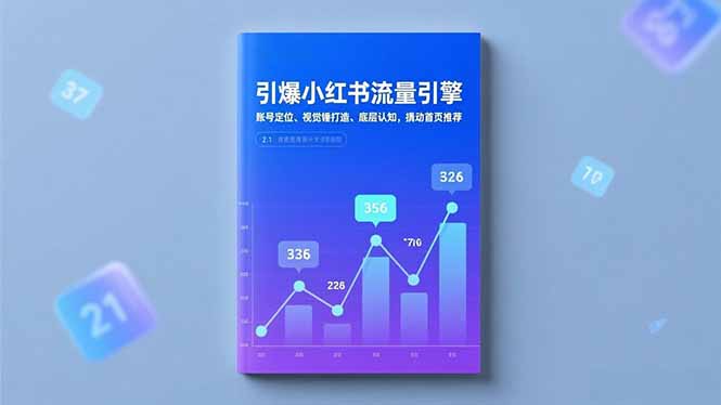 引爆小红书流量引擎，账号定位、视觉锤打造、底层认知，撬动首页推荐-副业网创