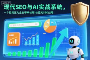 现代SEO与AI实战系统,一个能真正为企业带来长期价值的SEO战略(英语+中文字幕)-副业网创