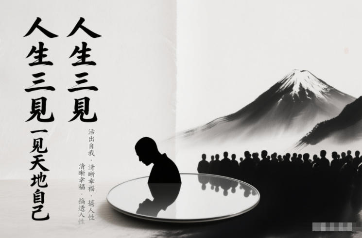 人生三见一见天地见众生见自己，活出自我拥有清晰幸福人生，搞透人性-副业网创