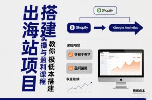 小淘出海站项目,搭建实操与盈利课程,手把手教你用极低成本搭建-副业网创