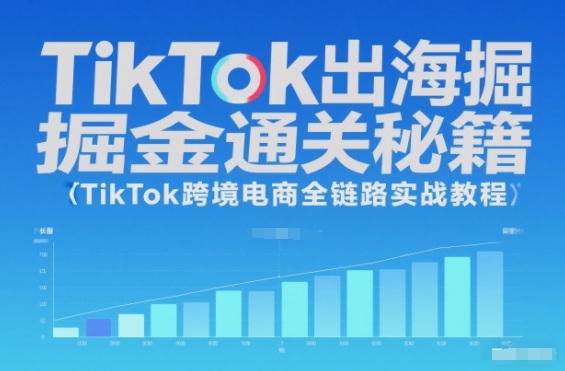 TikTok出海掘金通关秘籍，TikTok跨境电商全链路实战教程-副业网创