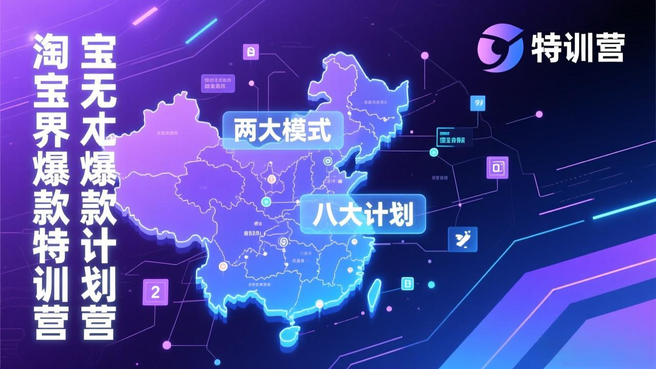 淘宝无界爆款训练营：2026年1月杭州线下高端集训课，3天构建两大模式八大计划体系-副业网创