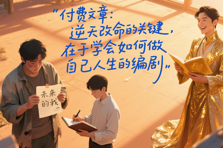 付费文章：逆天改命的关键，在于学会如何做自己人生的编剧-副业网创