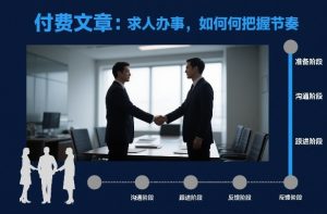 付费文章：求人办事，如何把握节奏-副业网创