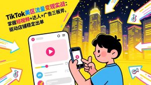 TikTok美区流量变现实战：掌握短视频+达人+广告三板斧，驱动店铺稳定出单-副业网创