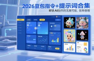 2026豆包指令+提示词合集，解锁AI创作的无限可能，效率倍增-副业网创