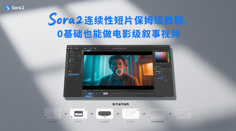 Sora2连续性短片保姆级教程，0基础也能做电影级叙事视频-副业网创