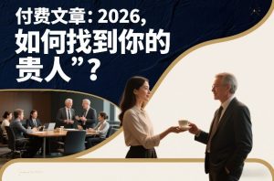 付费文章：2026，如何找到你的“贵人”？-副业网创