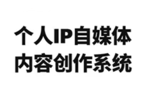 龙三郎·个人IP自媒体内容创作系统v1.0-副业网创