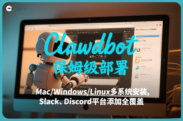 Clawdbot保姆级部署，从入门介绍、Mac/Windows/Linux多系统安装，到Slack、Discord平台添加全覆盖-副业网创