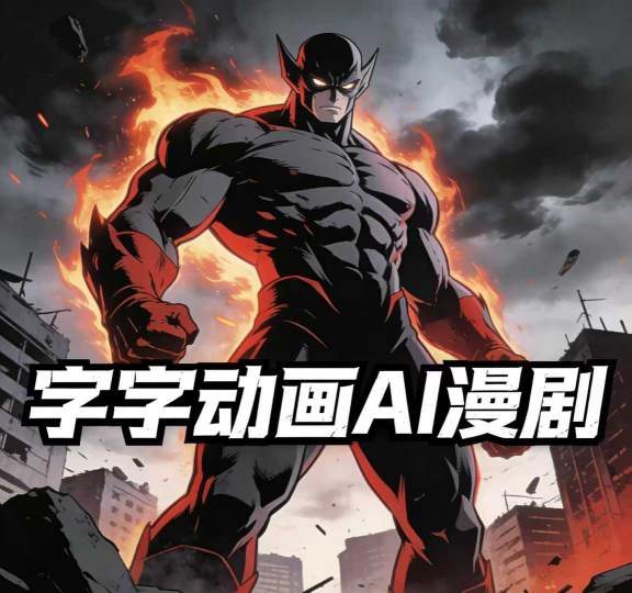 字字动画AI漫剧2026年第1期系统课程,小白看完就能学会实操的漫剧课,单人月收1-3W-副业网创