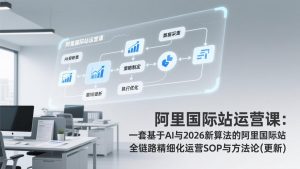 阿里国际站运营课：一套基于AI与2026新算法的阿里国际站全链路精细化运营SOP与方法论(更新-副业网创